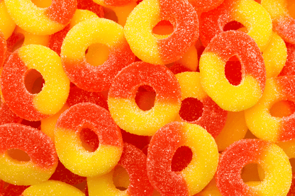 Albanese Gummi Peach Rings, 7oz