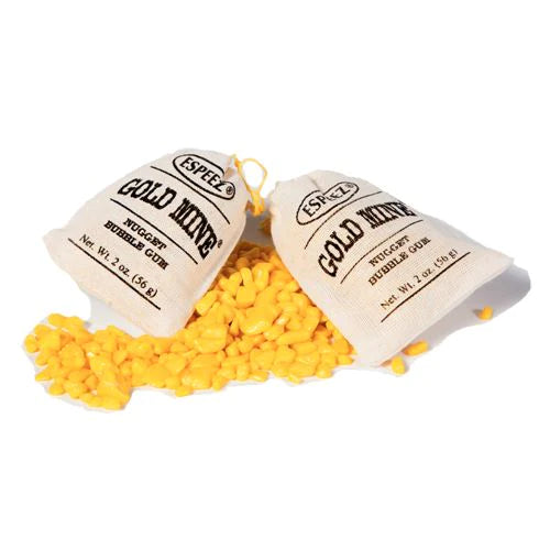 Gold Mine Nugget Bubble Gum - 2oz